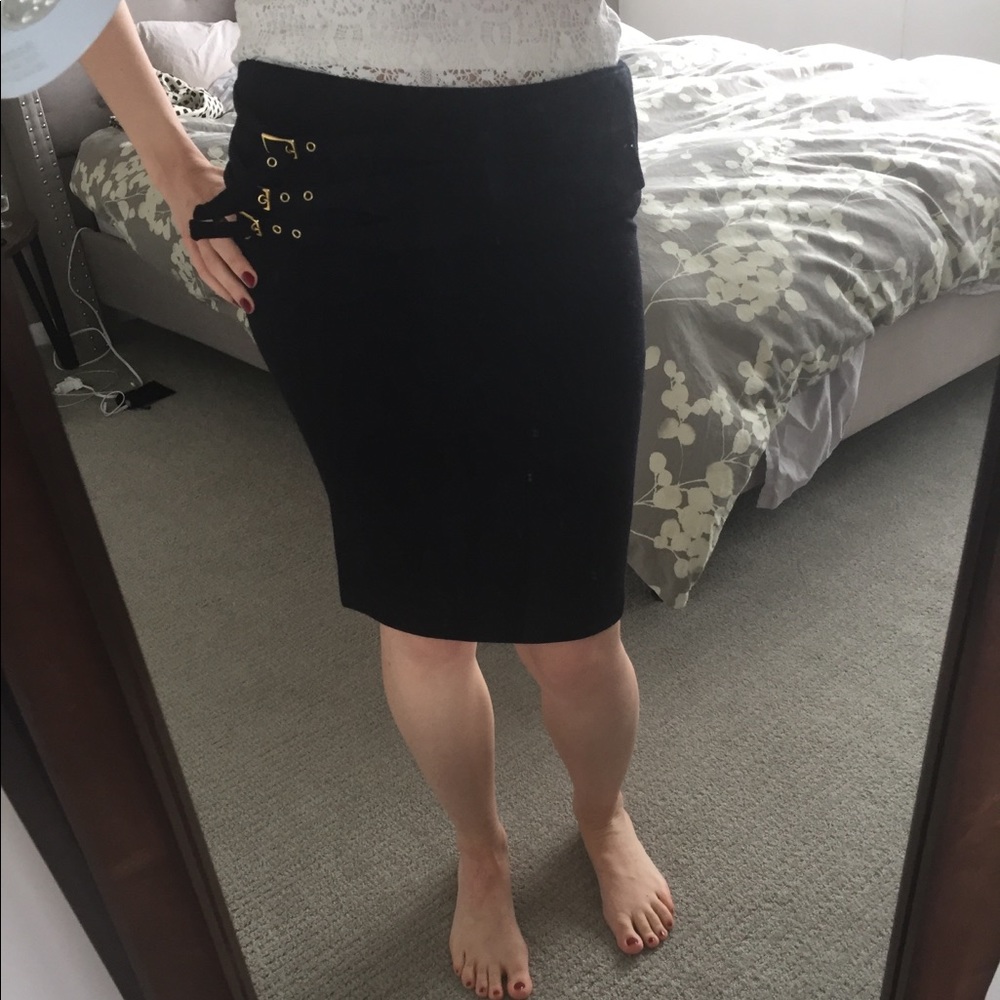 Dolce & Gabbana black wool skirt XS (Euro 36)